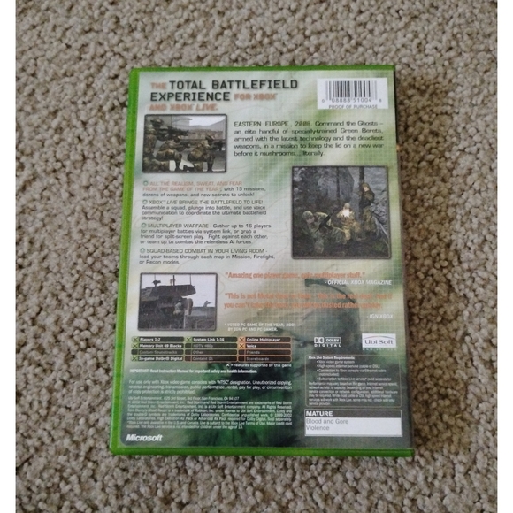 Tom Clancy’s Ghost Recon (Xbox) - CIB - Picture 3 of 3